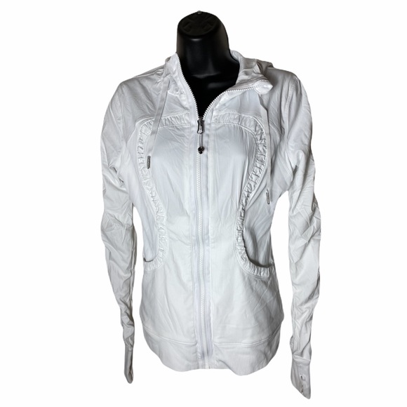 lululemon athletica Jackets & Blazers - Lululemon Athletica Reversible White Jacket
